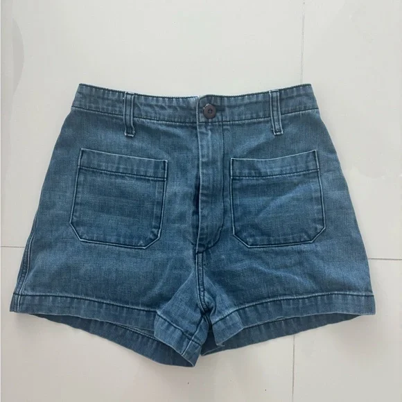Doen Lane Denim Blue Women's Shorts size 26 - Picture 1 of 6